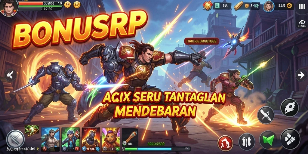 Tampilan gameplay seru BONUSRP dengan aksi mendebarkan.