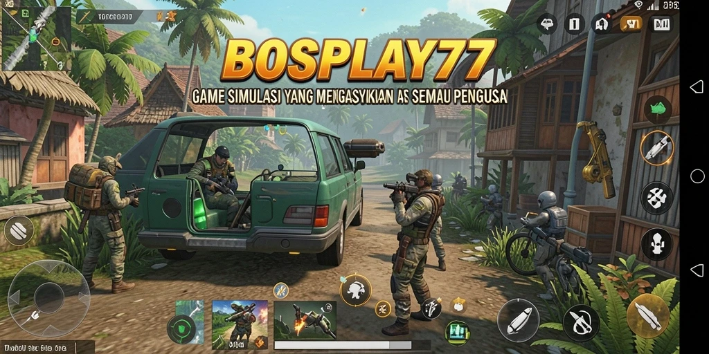 Tampilan gameplay simulasi yang menarik dari BOSPLAY77 saat pemain menjelajahi dunia virtual.