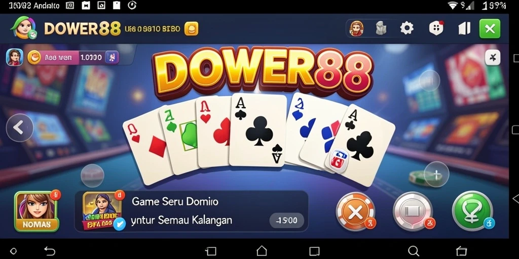 Tampilan gameplay Domino yang penuh strategi dan keseruan.