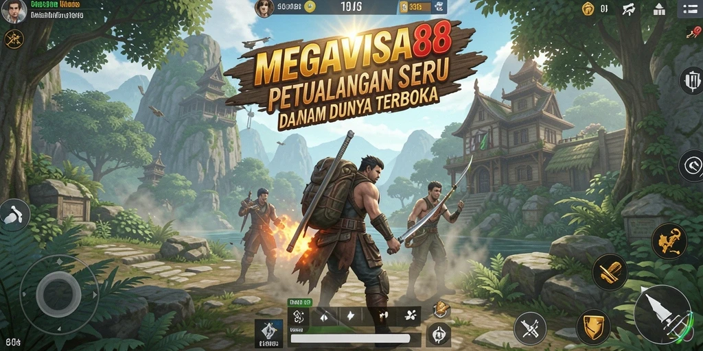 Gameplay MEGAVISA88, petualangan seru dalam dunia terbuka.