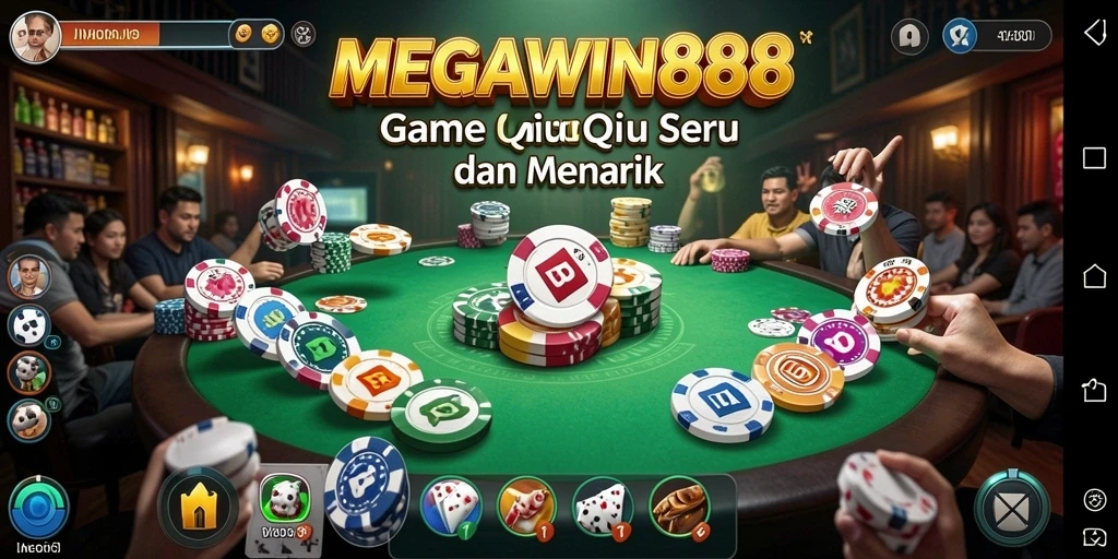 Screenshot gameplay QiuQiu di MEGAWIN888 yang menampilkan keseruan bermain.