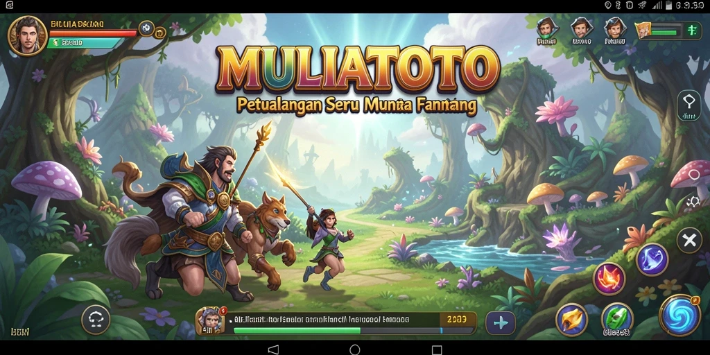 Tangkapan layar utama dari gameplay MULIATOTO yang menunjukkan petualangan seru.