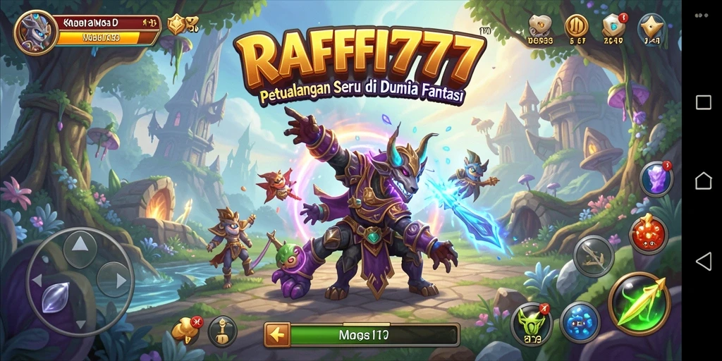 Tampilan gameplay RAFFI777 yang seru dan penuh tantangan.