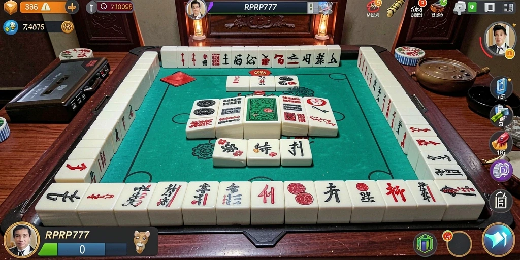 Tampilan gameplay RPRP777 yang menawan dan seru dalam permainan Mahjong.