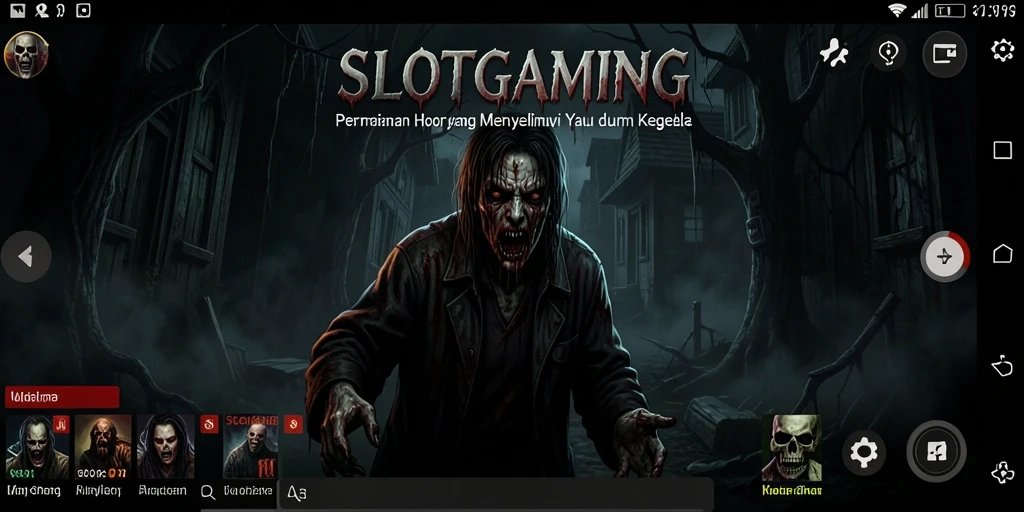 Gameplay menyeramkan di SLOTGAMING dengan atmosfer horor yang mendalam.