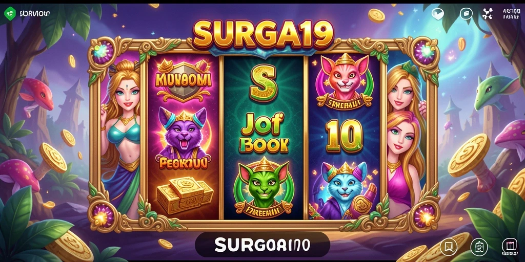 Tampilan gameplay SERU SURGA19 dengan grafis Slot yang menarik.