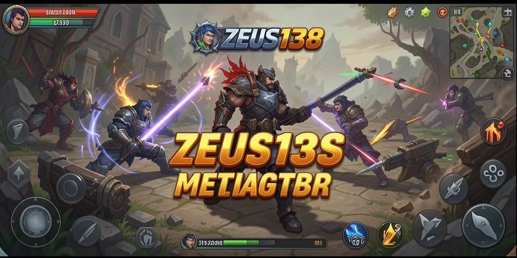 Tampilan gameplay ZEUS138 menguji kemampuan strategi Anda.